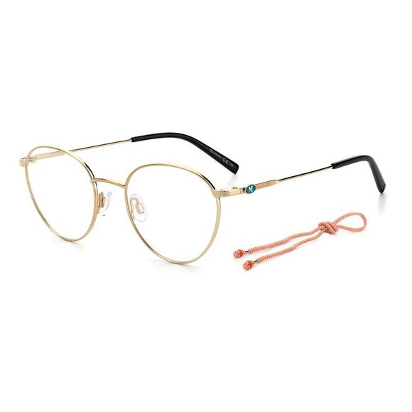 M Missoni MMMI0058J Gold Metal Eyeglasses Women Gold Frames